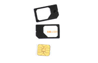 Черный регулярн переходника карточки Micro SIM/микро- переходника 3FF карточки SIM - 2FF
