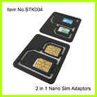 3FF - 2FF переходника карточки сотового телефона SIM, нормальный черный пластичный ABS