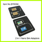 3FF - 2FF переходника карточки сотового телефона SIM, нормальный черный пластичный ABS