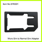 Высокомарочный пластичный черный Micro к нормальному переходнике SIM на IPhone 4