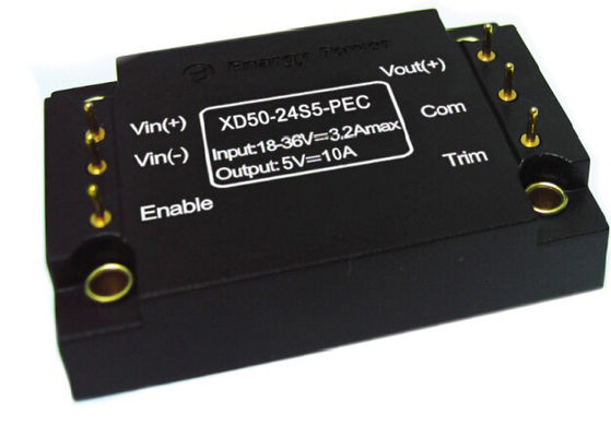 Выход 5V XD50-24S5-PEC конвертеров 50W DC-DC