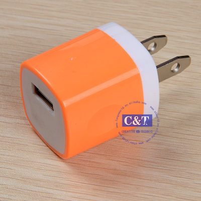 Дом перемещения USB штепсельная вилка заряжателя стены переходники силы 1,0 Amp на Iphone 6/6 добавочных 5s Samsung
