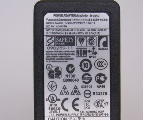 Заряжатель переходники AC силы компьтер-книжки Samsung PA-1400-14 совместимый