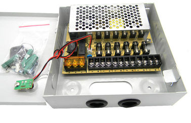 Электропитание камеры CCTV 9 каналов, коробка электропитания CCTV 12V 5Amps