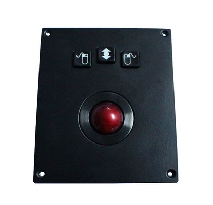 Доказательство вандала Trackball воиск черноты 25mm с красной феноловой смолаой Mechnical