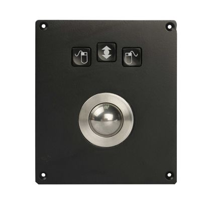 Доказательство вандала Trackball воиск черноты 25mm с красной феноловой смолаой Mechnical