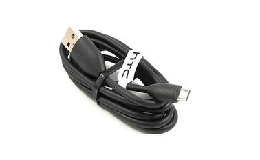 Конвертер переходники заряжателя перемещения USB OEM 5V 2A для сотового телефона HTC, черного цвета