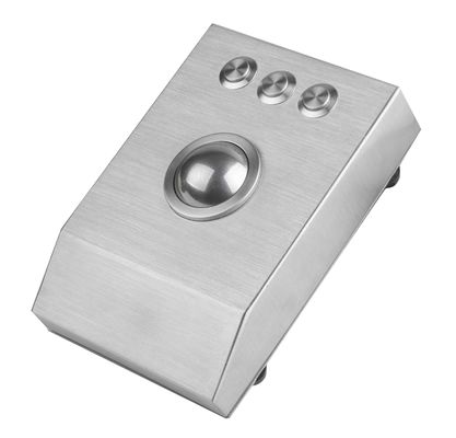 Изрезанный trackball лазера настольного компьютера 38mm нержавеющей стали металла с разрешением 1200 DPI